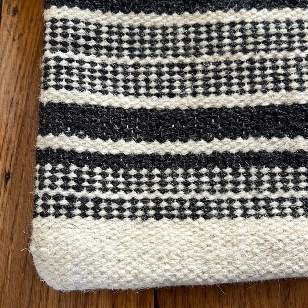 Cream / Smokey Blue Pillow Cover
